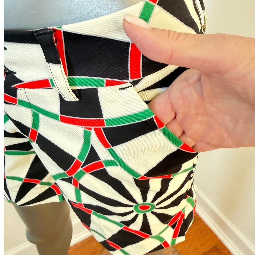 Rare Loudmouth Golf "Bull & Cork" Dartboard Print Shorts Size 0 - Picture 11 of 11